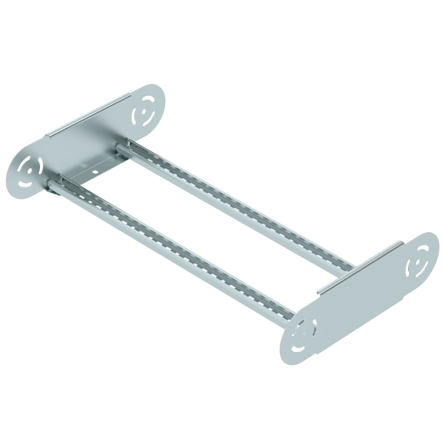 OBO BETTERMANN - Elemento curva regolabile per passerella scaletta 110x600 in acciaio zincato continuo.