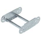 OBO BETTERMANN - Elemento curva regolabile per passerella scaletta 110x300 in acciaio zincato a caldo per immersione.