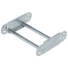 OBO BETTERMANN - Elemento curva regolabile per passerella scaletta 110x400 in acciaio zincato a caldo per immersione.
