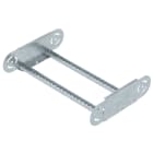 OBO BETTERMANN - Elemento curva regolabile per passerella scaletta 110x500 in acciaio zincato a caldo per immersione.