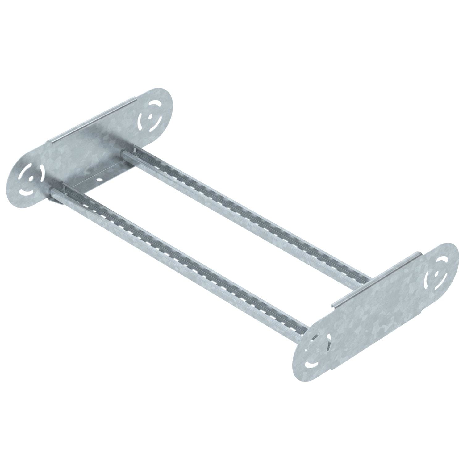 OBO BETTERMANN - Elemento curva regolabile per passerella scaletta 110x600 in acciaio zincato a caldo per immersione.
