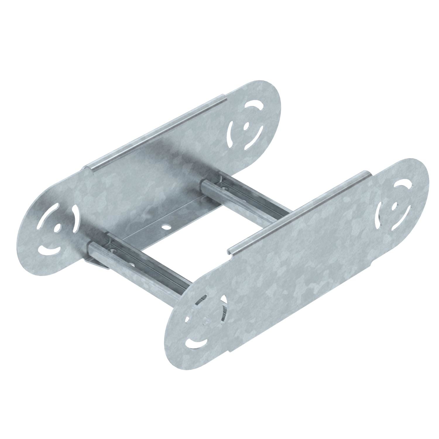 OBO BETTERMANN - Elemento curva regolabile per passerella scaletta 110x200 in acciaio zincato a caldo per immersione.