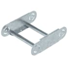 OBO BETTERMANN - Elemento curva regolabile per passerella scaletta 110x300 in acciaio zincato a caldo per immersione SLGBE 1130 FT.