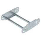 OBO BETTERMANN - Elemento curva regolabile per passerella scaletta 110x400 in acciaio zincato a caldo per immersione.