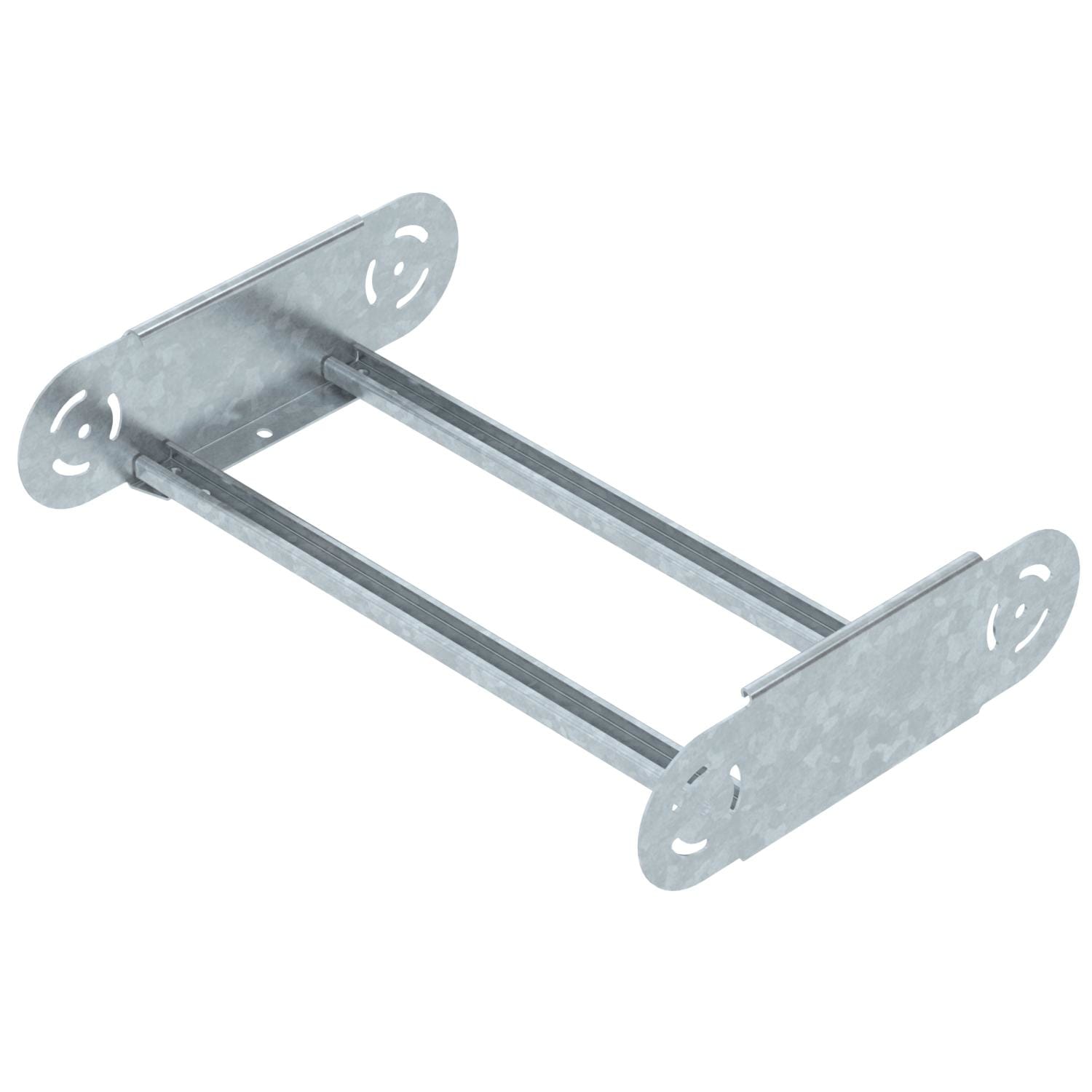 OBO BETTERMANN - Elemento curva regolabile per passerella scaletta 110x500 in acciaio zincato a caldo per immersione.