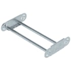 OBO BETTERMANN - Elemento curva regolabile per passerella scaletta 110x600 in acciaio zincato a caldo per immersione.