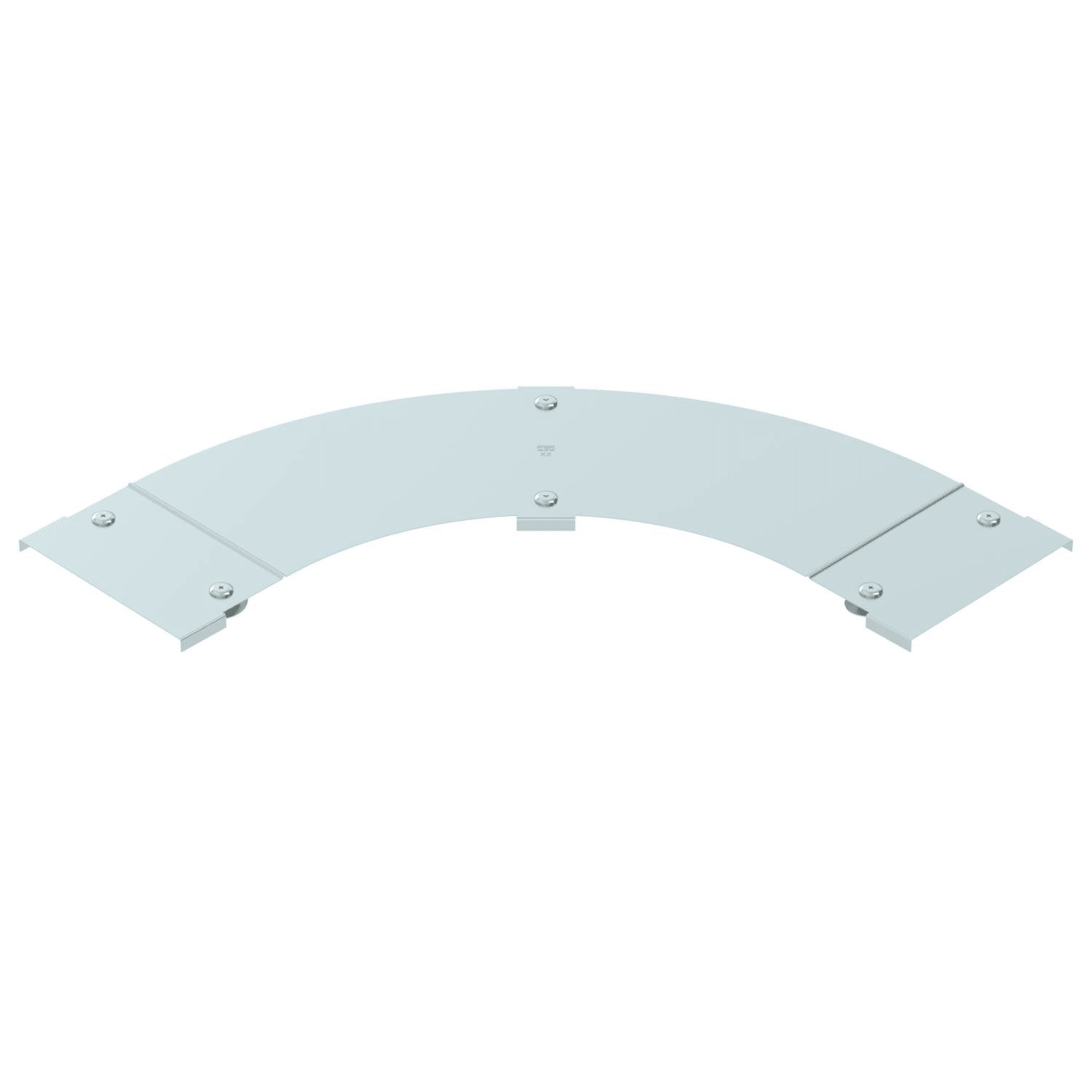 OBO BETTERMANN - Coperchio curva 90° con bussola B200 in Acciaio zincato continuo per LBD 90 200 R3.