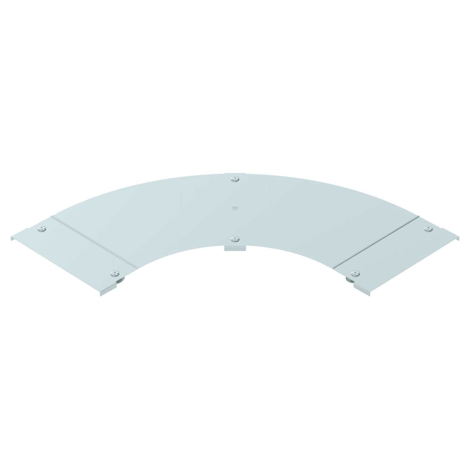 OBO BETTERMANN - Coperchio curva 90° con bussola B300 in Acciaio zincato continuo.