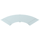 OBO BETTERMANN - Coperchio curva 90° con bussola B400 in Acciaio zincato continuo FS LBD 90 400 R3.