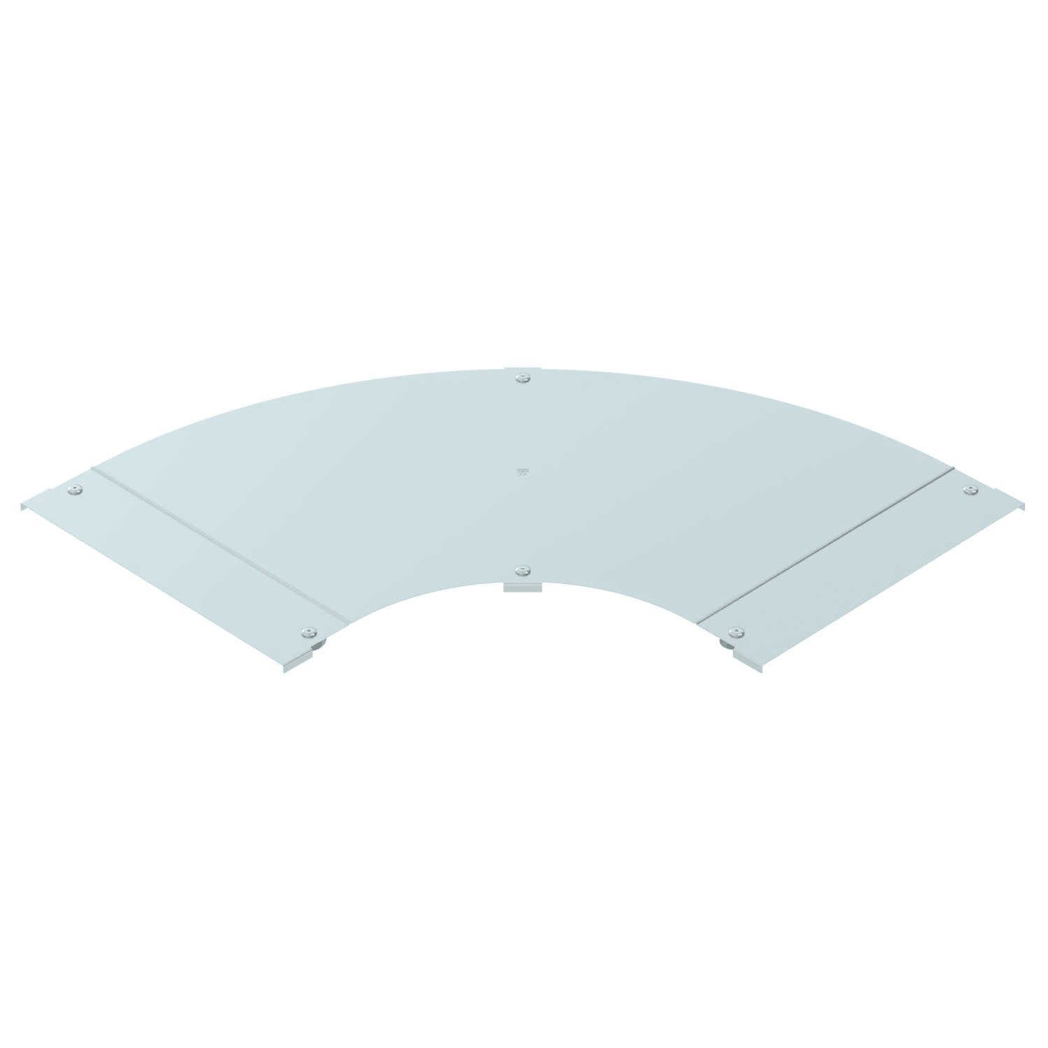 OBO BETTERMANN - Coperchio curva 90° con bussola B500 in acciaio zincato continuo FS LBD 90 500 R3.