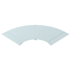 OBO BETTERMANN - Coperchio curva 90° con bussola B500 in acciaio zincato continuo FS LBD 90 500 R3.