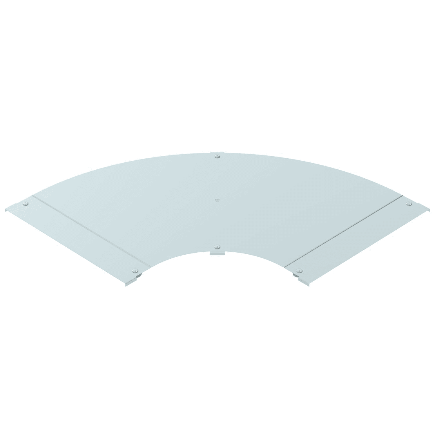 OBO BETTERMANN - Coperchio curva 90° con bussola B600 Acciaio zincato in continuo LBD 90 600 R3 FS.
