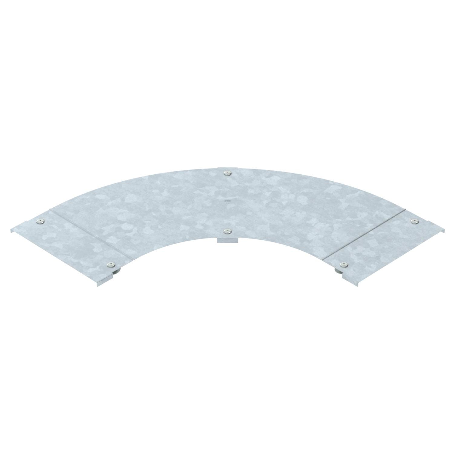 OBO BETTERMANN - Coperchio curva 90° con bussola B300 in acciaio zincato a caldo per immersione.
