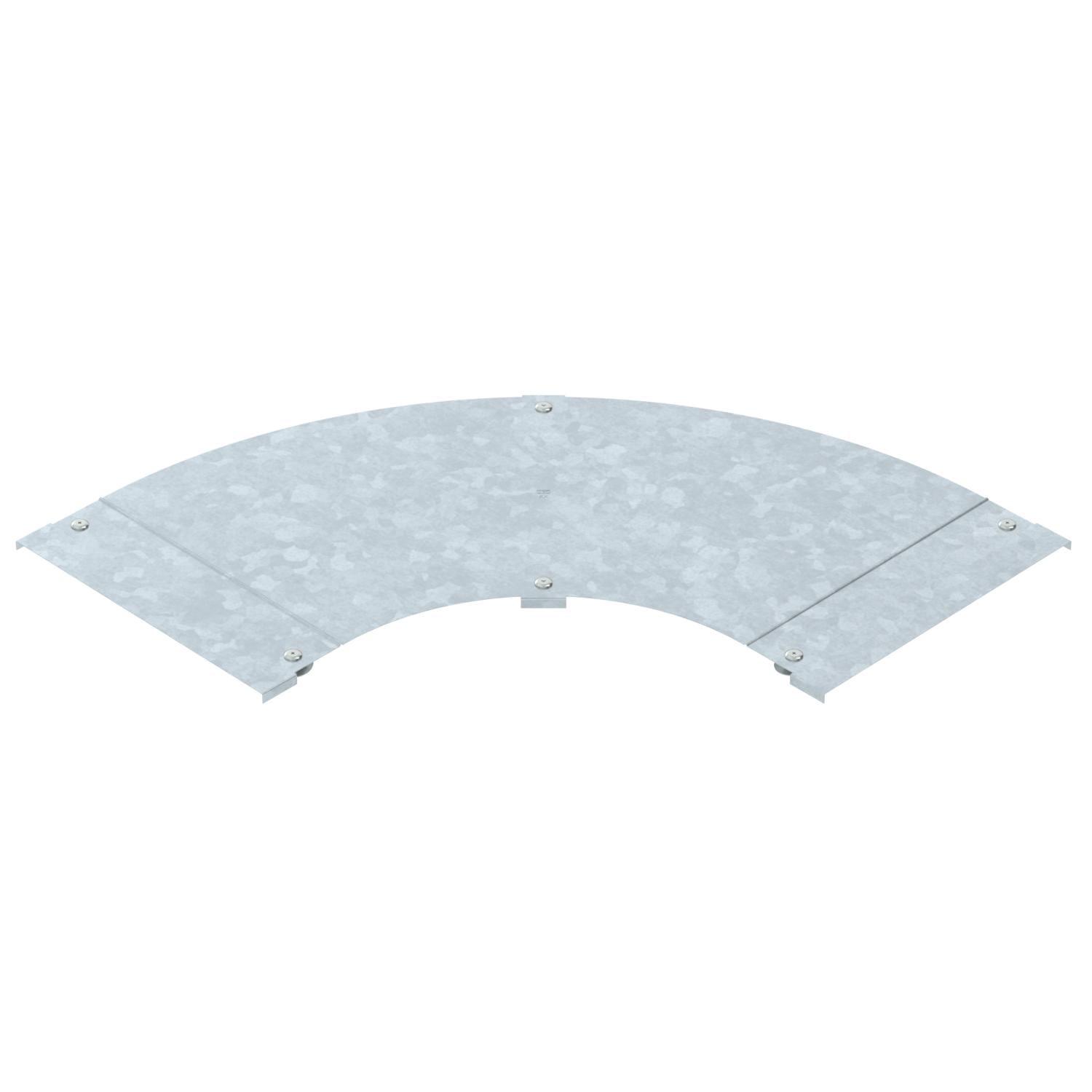 OBO BETTERMANN - Coperchio curva 90° con bussola B400 in acciaio zincato a caldo per immersione.