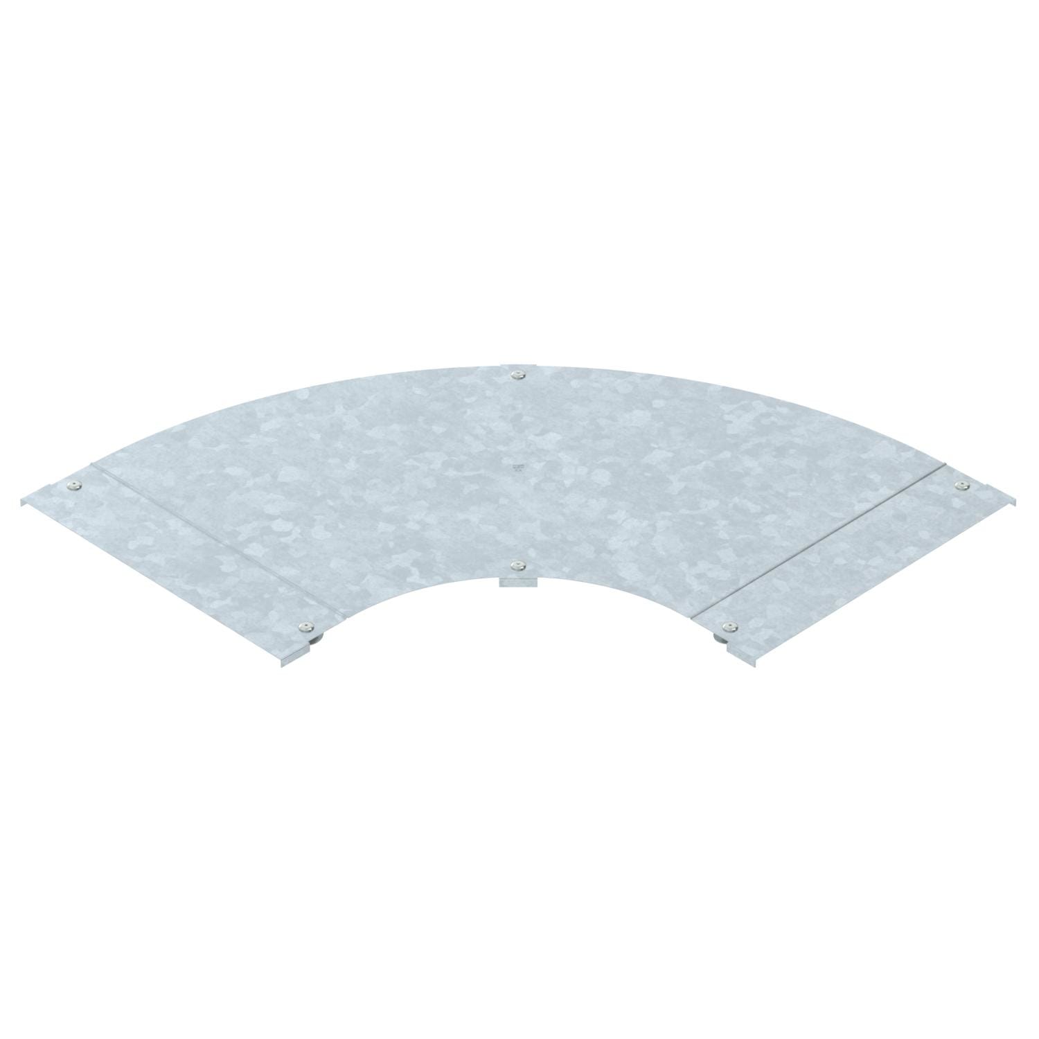 OBO BETTERMANN - Coperchio curva 90° con bussola B500 in acciaio zincato a caldo per immersione LBD 90 500 R3 FT.