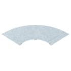 OBO BETTERMANN - Coperchio curva 90° con bussola B500 in acciaio zincato a caldo per immersione LBD 90 500 R3 FT.