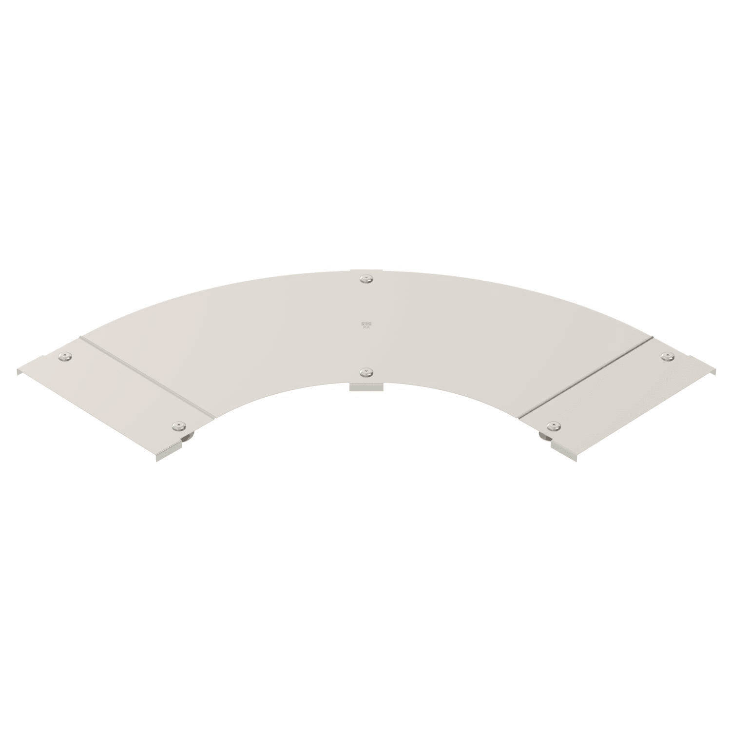 OBO BETTERMANN - Coperchio curva 90° con bussola B300 Acciaio INOX A2 1.4301 non trattato ulteriore trattamento LBD 90 300 R3 A2 COPERCHIO CURVA 90.
