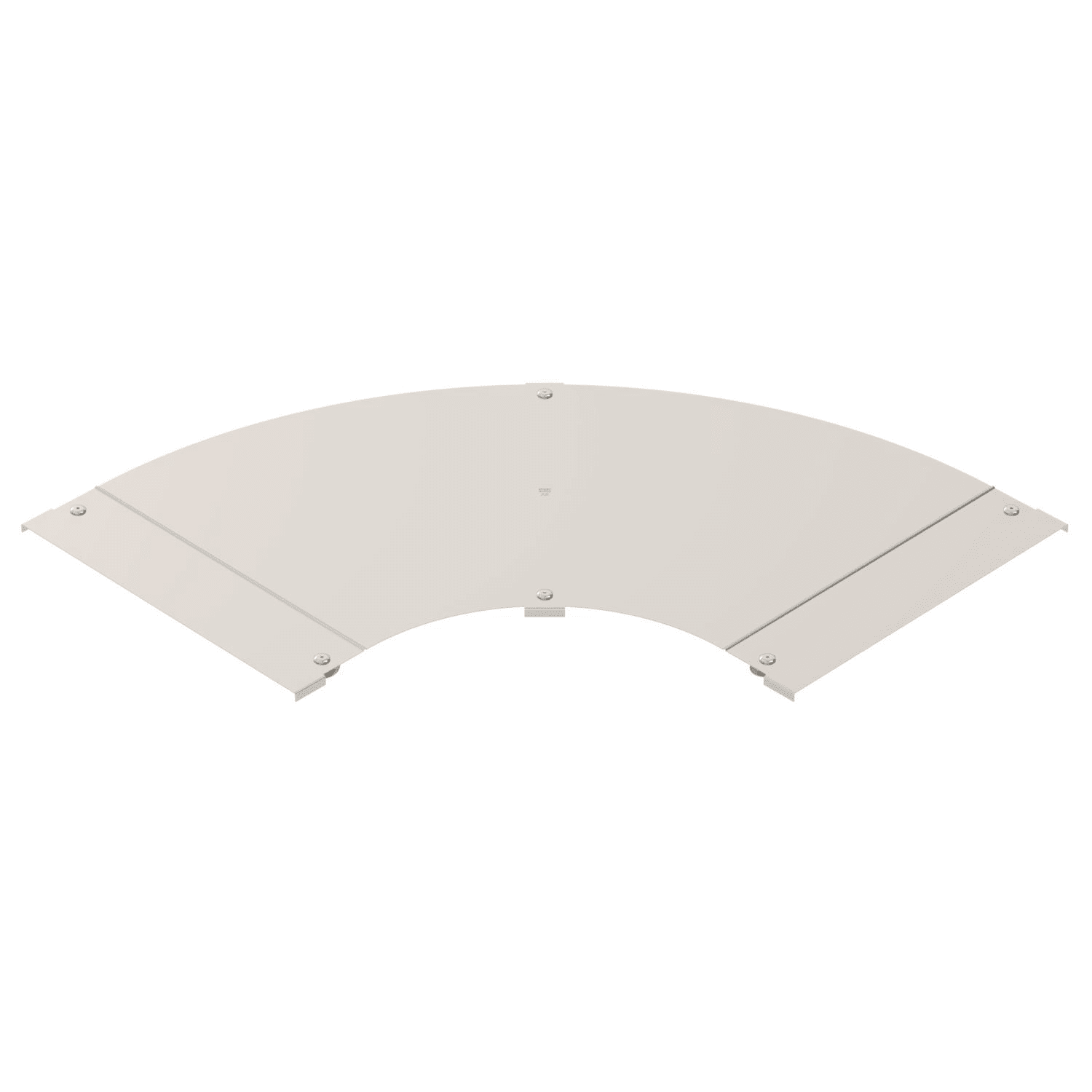 OBO BETTERMANN - Coperchio curva 90° con bussola B500 Acciaio INOX A2 1.4301 non trattato ulteriore trattamento LBD 90 500 R3 A2 COPERCHIO CURVA 90.