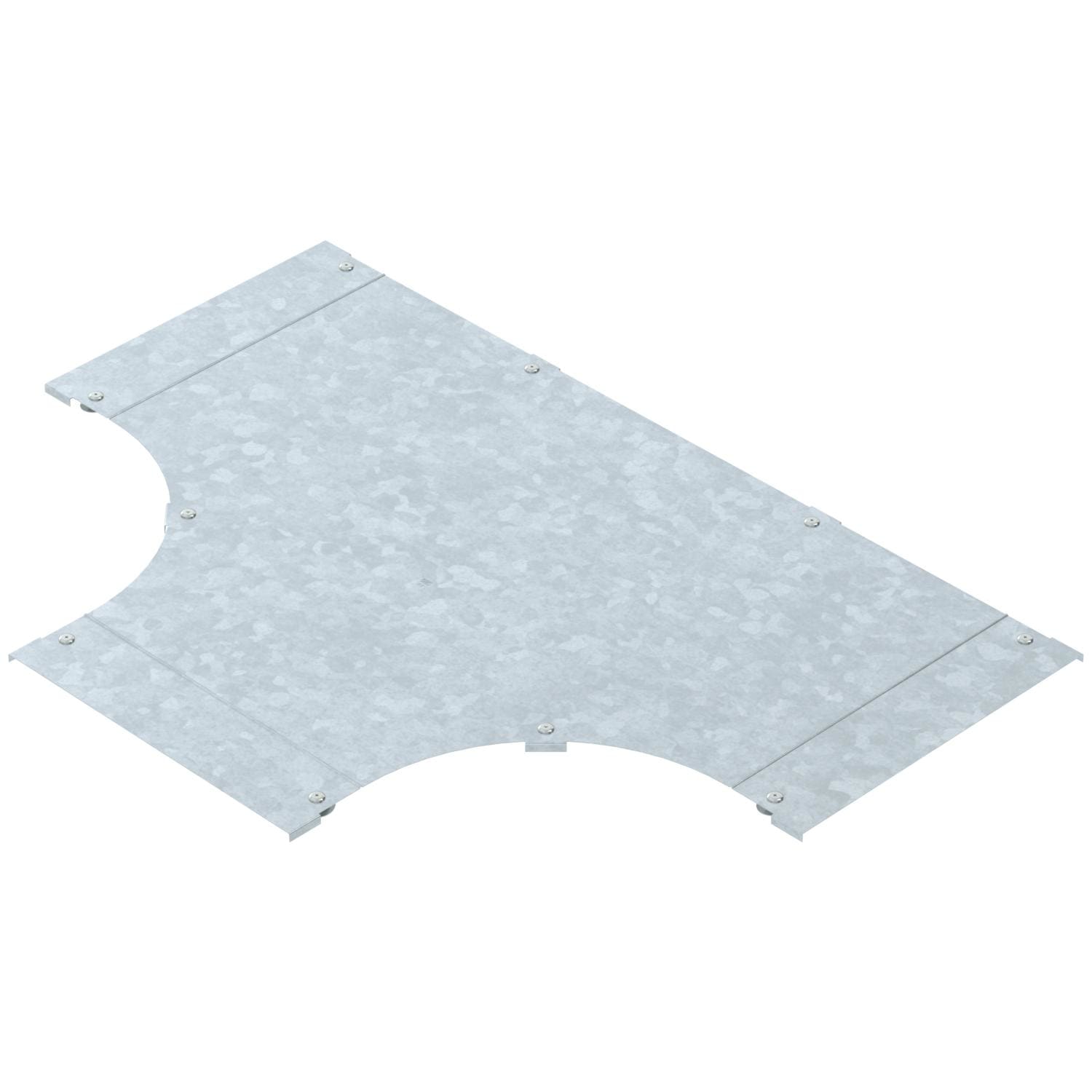 OBO BETTERMANN - Coperchio derivazione a T LTD 500 R3 con bussola B500 in Acciaio zincato a caldo per immersione.
