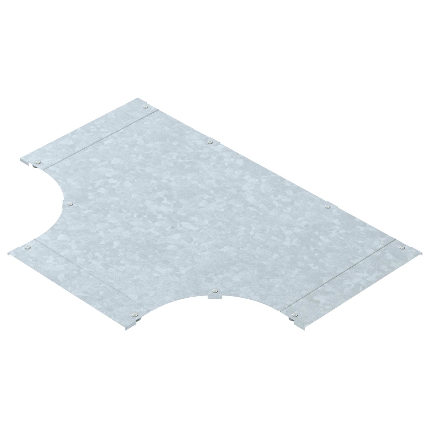 OBO BETTERMANN - Coperchio derivazione a T LTD 600 R3 con bussola B600 in Acciaio zincato a caldo per immersione.