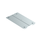 OBO BETTERMANN - Coperchio curva componibile verticale con bussole B400 in acciaio zincato continuo FS LGBED 400.