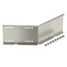 OBO BETTERMANN - Giunto angolare interno 45° per sistemi grande portata 160x500 Acciaio INOX A2 1.4301 non trattato ulteriore trattamento.