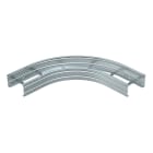 OBO BETTERMANN - Curva 90° per passaggio scaletta pesante 160x400 in Acciaio zincato continuo.