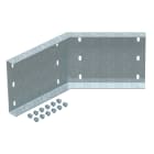 OBO BETTERMANN - Giunto angolare 45 esterno per passaggio scaletta pesante 200 200x500 in acciaio zincato a caldo per immersione.