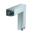 OBO BETTERMANN - Curva piana con coperchio 40x40mm in acciaio zincato continuo.