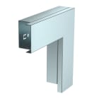 OBO BETTERMANN - Curva piana con coperchio 40x60mm in acciaio zincato continuo.