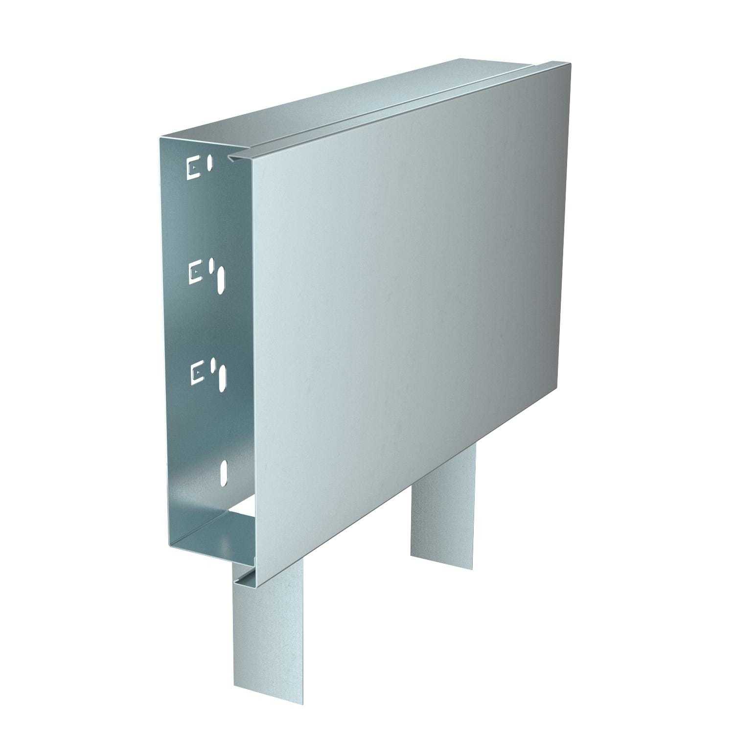 OBO BETTERMANN - Derivazione a T 60x200mm con coperchio in Acciaio zincato continuo.