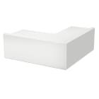 OBO BETTERMANN - Angolo esterno con coperchio 80x80mm in acciaio zincato/plastificato bianco RAL 9010.