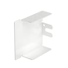 OBO BETTERMANN - Elemento terminale 80x80mm in acciaio zincato/plastificato bianco RAL 9010.