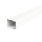 OBO BETTERMANN - Canale portacavi 20x20x2000 in Acciaio zincato/plastificato bianco RAL 9010 con base preforata.