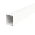 OBO BETTERMANN - Canale portacavi 20x30x2000 in Acciaio zincato/plastificato bianco RAL 9010 con base preforata.