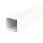OBO BETTERMANN - Canale portacavi 30x30x2000 in Acciaio zincato/plastificato bianco RAL 9010 con base preforata.