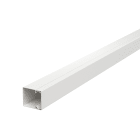 OBO BETTERMANN - Canale portacavi 40x40x2000 in Acciaio zincato/plastificato bianco RAL 9010 con base preforata.