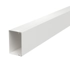 OBO BETTERMANN - Canale portacavi 60x100x2000 in Acciaio zincato/plastificato bianco RAL 9010 con base preforata.