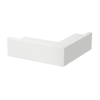 OBO BETTERMANN - Angolo esterno con coperchio 40x60mm in Acciaio zincato/plastificato bianco RAL 9010.