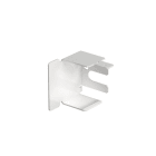 OBO BETTERMANN - Elemento terminale 30x30mm in acciaio zincato/plastificato bianco RAL 9010.