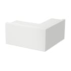 OBO BETTERMANN - Angolo esterno con coperchio 60x100mm in Acciaio zincato/plastificato bianco RAL 9010.