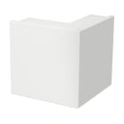 OBO BETTERMANN - Angolo esterno con coperchio 60x200mm in Acciaio zincato/plastificato bianco RAL 9010.