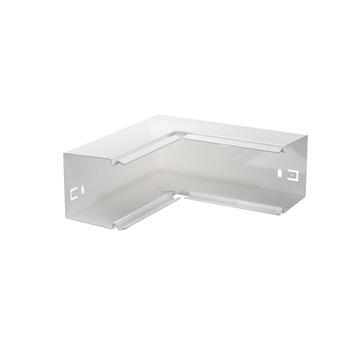 OBO BETTERMANN - Angolo interno 60x60mm in acciaio zincato/plastificato bianco RAL 9010.
