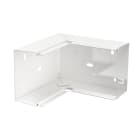 OBO BETTERMANN - Angolo interno 60x100mm in acciaio zincato/plastificato bianco RAL 9010.