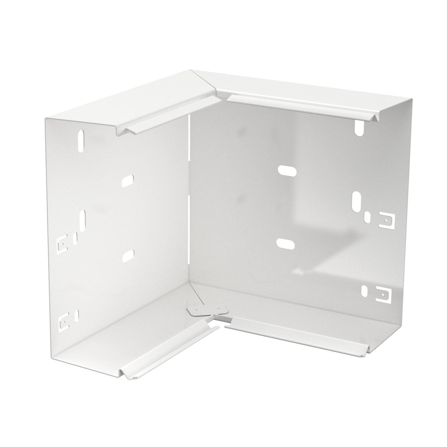 OBO BETTERMANN - Angolo interno 60x150mm in acciaio zincato/plastificato bianco RAL 9010.
