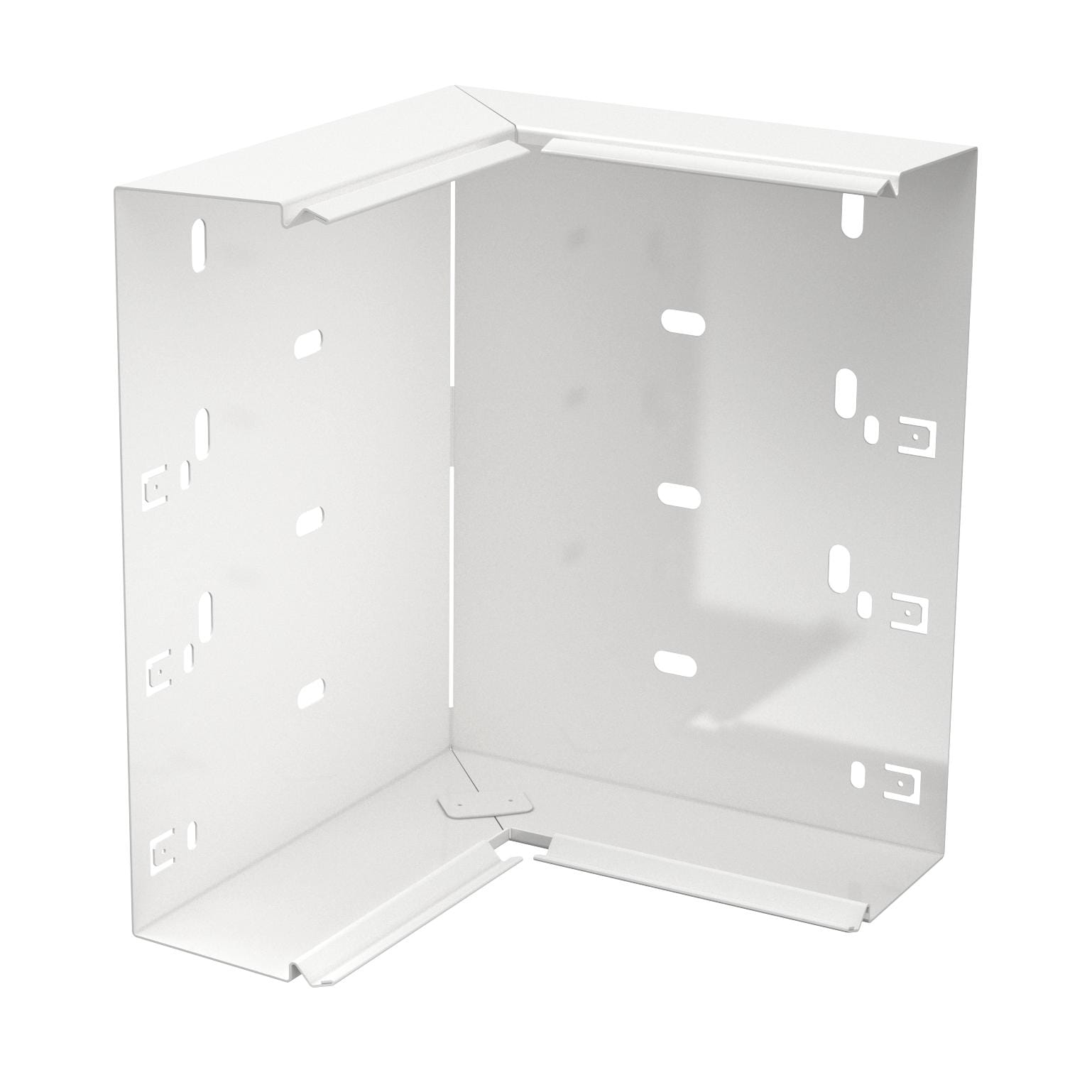 OBO BETTERMANN - Angolo interno 60x200mm in acciaio zincato/plastificato bianco RAL 9010.