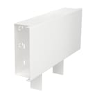 OBO BETTERMANN - Derivazione a T 60x150mm con coperchio in Acciaio zincato/plastificato bianco RAL 9010.