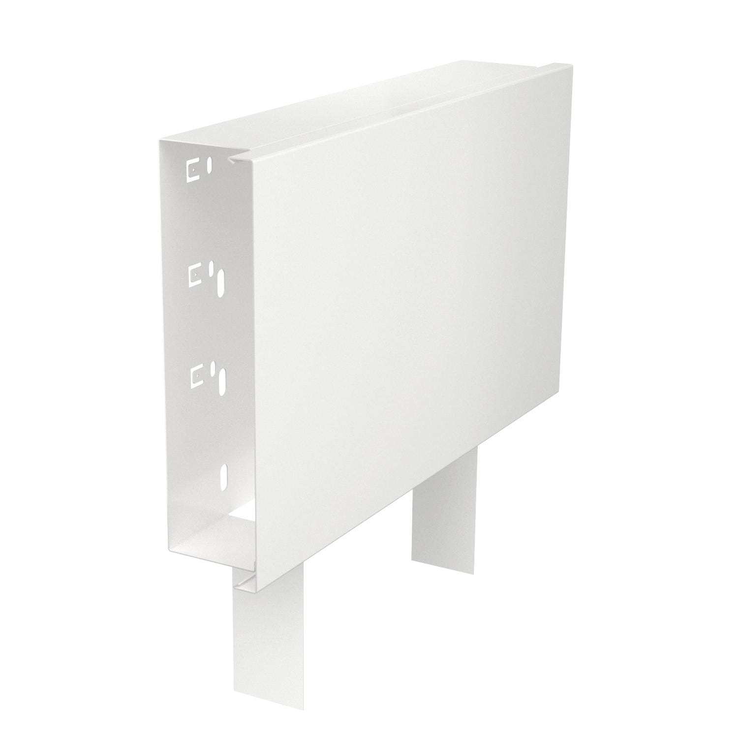 OBO BETTERMANN - Derivazione a T 60x200mm Acciaio zincato/plastificato bianco RAL 9010 con coperchio.