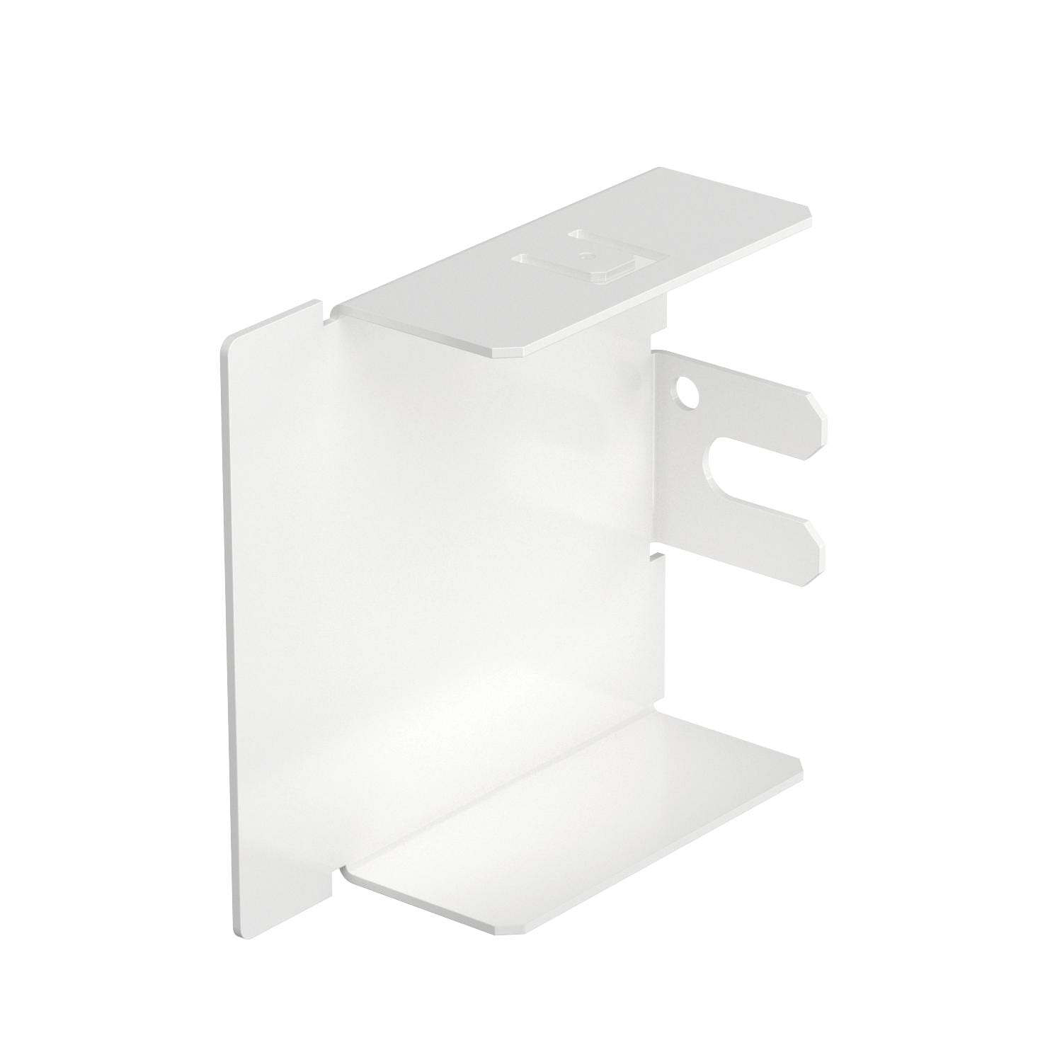 OBO BETTERMANN - Elemento terminale 60x60mm in acciaio zincato/plastificato bianco RAL 9010.