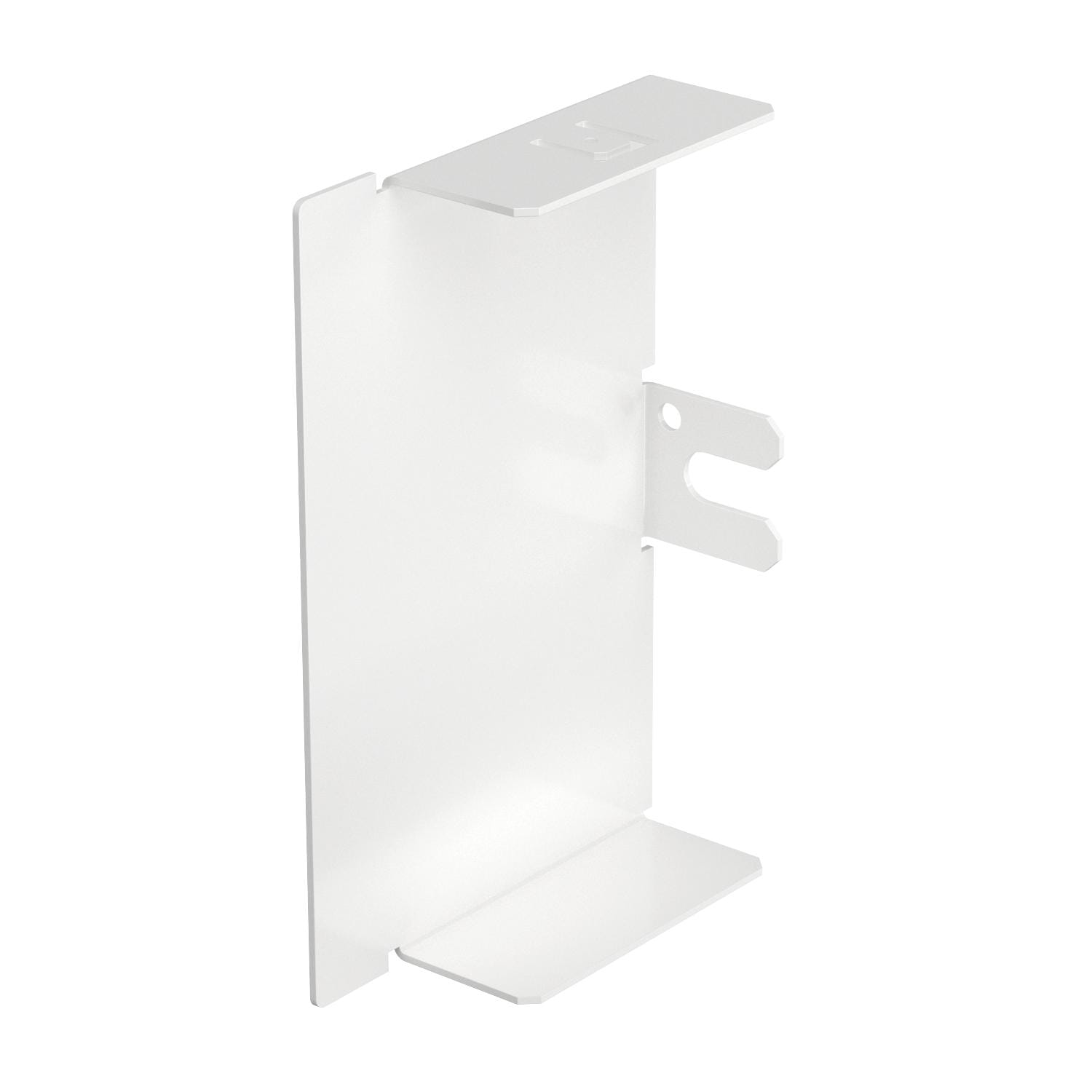 OBO BETTERMANN - Elemento terminale 60x100mm in acciaio zincato/plastificato bianco RAL 9010.